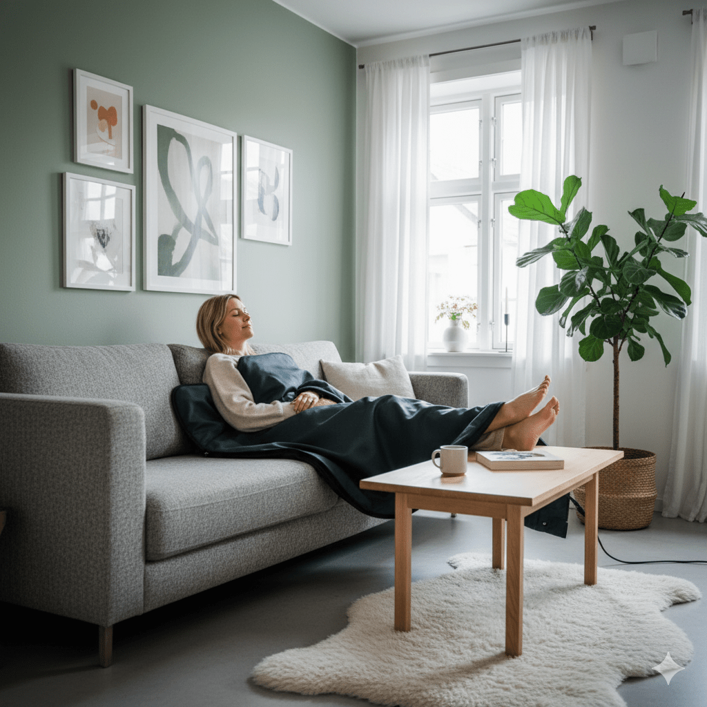 Saunatæppe til wellness og restitution hjemme